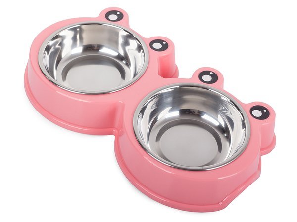 Metal dual dog box 300ml x 2