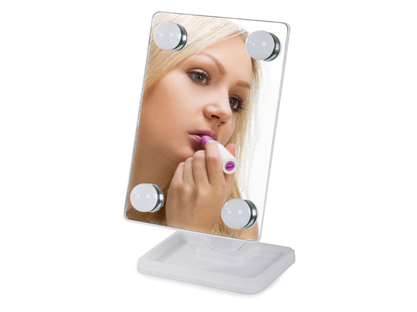 Miroir de maquillage à led pour cosmétiques