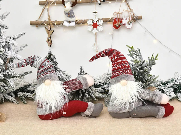 Père noël gnome gnome boucle de rideau velcro