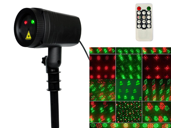 Projecteur laser de noël télécommande étanche