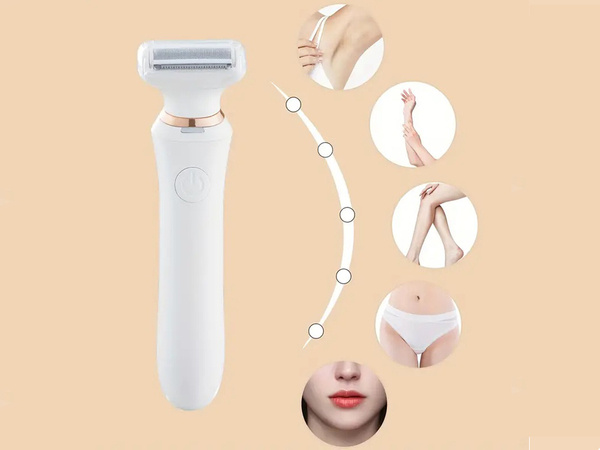 Rasoir épilateur femme tondeuse corps usb wet dry aku