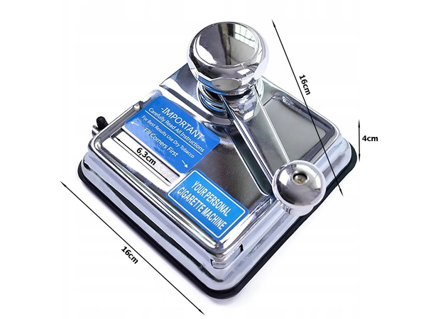 Remplisseur de piston pour cigarettes en acier