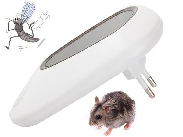 Répulsif ultrasonique pour souris rats rongeurs insectes moustiques plug-in