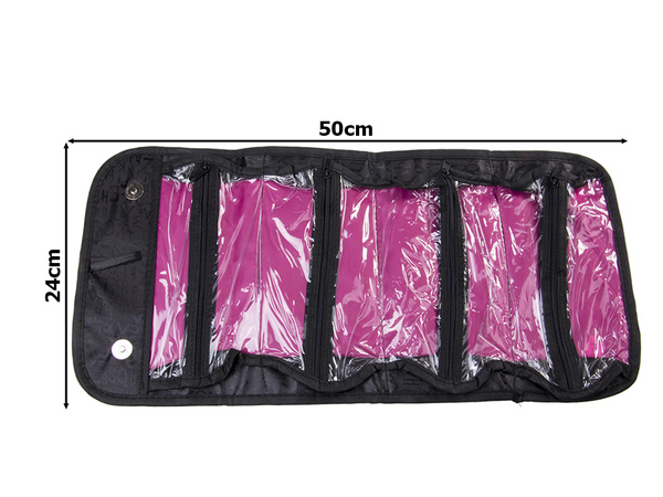 Roll n go make-up bag travel organiser