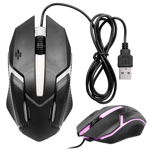 Souris de jeu souris à led rgb pour les joueurs 1200 dpi