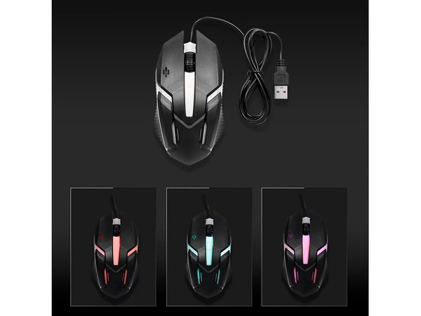 Souris de jeu souris à led rgb pour les joueurs 1200 dpi