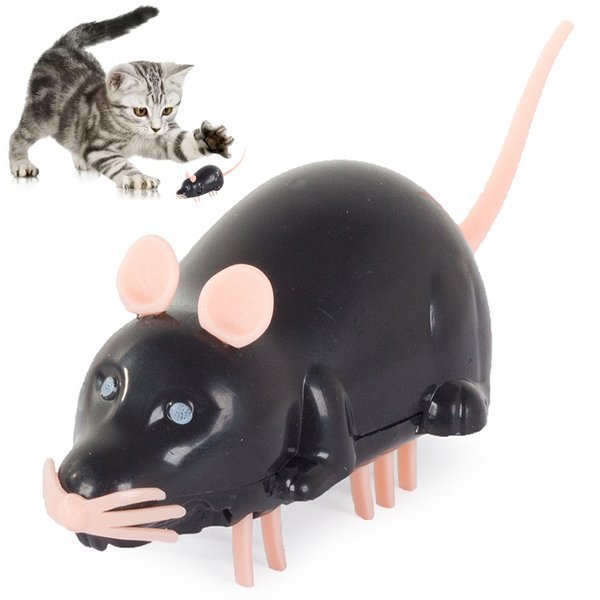 Souris électrique jouet vibrant pour chat jouet de dentition