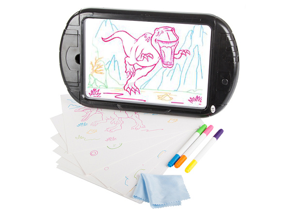 Tablette graphique stylo plume led néon dessin