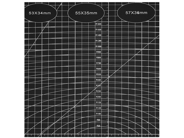 Tapis de coupe auto-cicatrisant a1 modelage double face