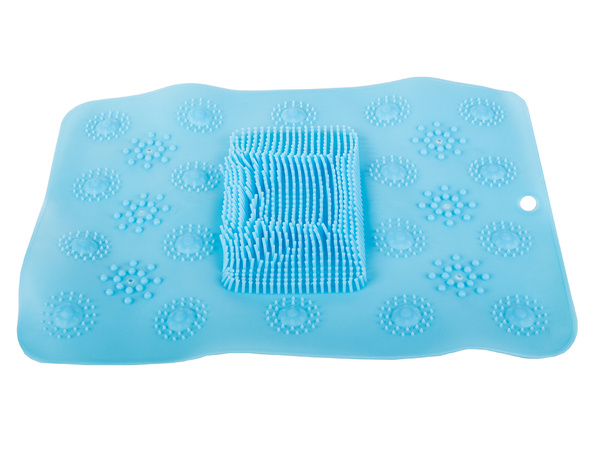 Tapis de douche massant pour les pieds, antidérapant