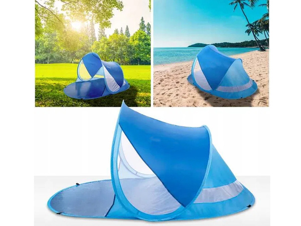 Tente de plage grand écran de plage protection auto pliante