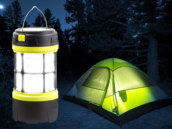 Torche de randonnée led lampe solaire de camping batterie