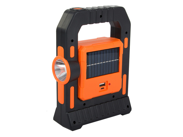 Torche de randonnée led lampe solaire de camping batterie