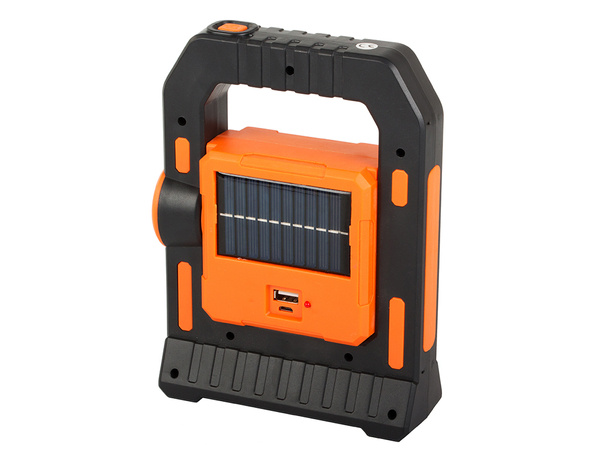 Torche de randonnée led lampe solaire de camping batterie