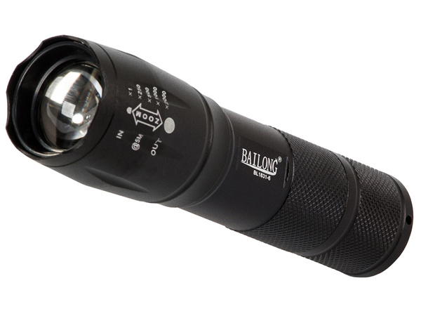 Torche tactique bailong zoom cree led t6 q3 uv