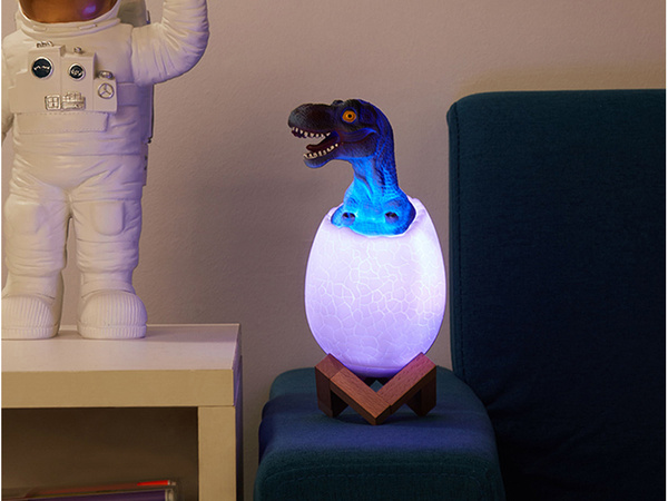 Veilleuse dinosaure oeuf tyrannosaure lumière led rgb oeuf pour enfants