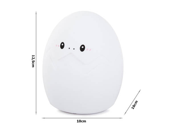 Veilleuse enfant led oeuf rgb telecommande usb