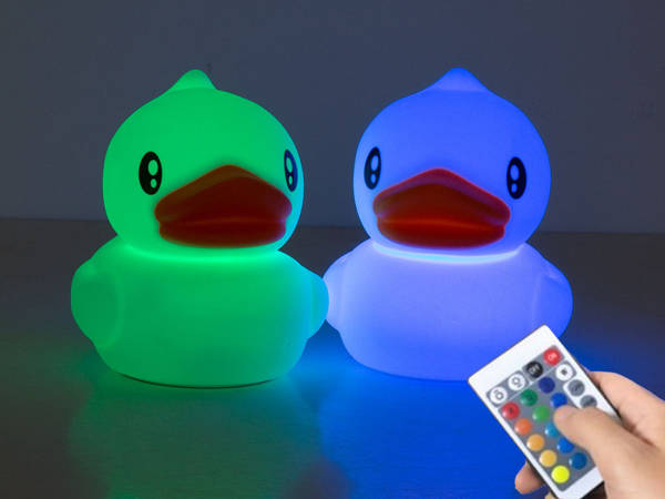 Veilleuse led canard rgb telecommande usb