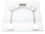 180kg ELECTRONIC BATHROOM WEIGHTERY GLASS LCD TRANSPARENT TO BATHROOM