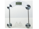 180kg ELECTRONIC BATHROOM WEIGHTERY GLASS LCD TRANSPARENT TO BATHROOM