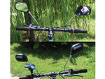 2 x réflecteurs bike mirrors 20-25mm