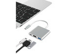 Adaptateur 3in1 hub usb-c usb 3.0 hdmi 4k