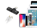 Adaptateur lightning ipad iphone 2in1