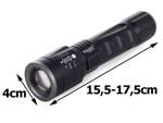 Bailong tactical led torch cree zoom xm-l3 u3