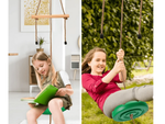 Balançoire de jardin à disque rond pour enfants, corde solide