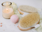 Brosse de massage pour le corps sec humide naturel