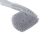 Brosse de toilette en silicone crochet de toilette hygiénique