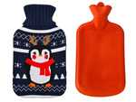 Caoutchouc jumper thermofor large 2l festive water penguin cover