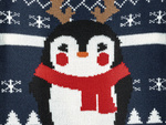 Caoutchouc jumper thermofor large 2l festive water penguin cover