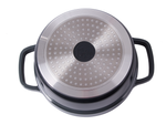 Casserole plateau de cuisson couvercle 2.2l induction aluminium