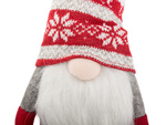 Christmas GHOST Gnome gris avec barbe de sapin de Noël 48cm Soft