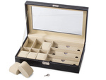 Coffret d'organisation pour montres et lunettes