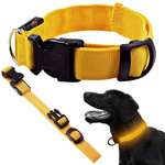 Collier led lighting pour chiens et chats réglable 59cm