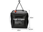 Douche solaire de camping 40l