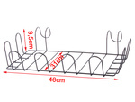 Étagère en métal organisateur de cuisine loft stand pour comptoir de cuisine radiateur