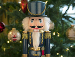 Figurine de noël décorative en bois de soldat casse-noisette cadeau