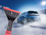 Grattoir pour pare-brise brosse à neige long grattoir pour voiture 2in1