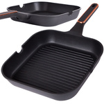 Grill poêle à frire induction antiadhésive 28cm