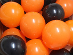 Jeu de ballons d'halloween noir orange 20pcs