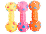 Jouet pour chien couineur chew rubber dumbbell bone