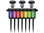 Lampe de jardin torche solaire lanterne rgb telecommande