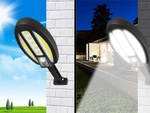 Lampe solaire 95 led avec capteur de crépuscule à crépuscule