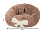 Lit de chien pelucheux lit de chat coussin doux lit de canapé 35cm