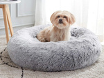 Lit de chien pelucheux lit de chat coussin doux lit de canapé 50cm