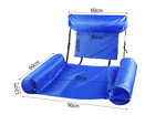 Matelas gonflable chaise d'eau de natation chaise longue de piscine flotteur