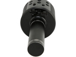 Microphone sans fil bluetooth enceinte karaoké modulateur de voix rond